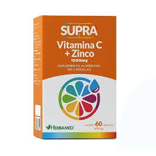 VITAMINA C + ZINCO SUPRA 60 CAPS 600 MG HERBAMED