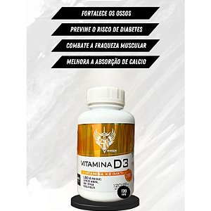 VITAMINA D3 + K2 120 CAPSULAS SHADOW NUTRITION