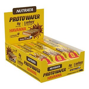 WAFER PROTO DOCE DE LEITE HAVANNA NUTRATA C/12 UN 30G