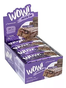 WOW PROTEIN BAR DISPLAY C/12 UNIDADES 40 G CHOCOLATE BODY ACTION