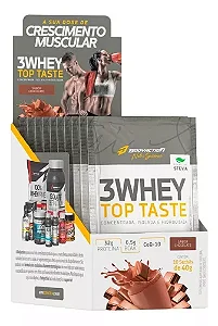 3 WHEY TOP TASTE DISPLAY C/10 SACHES BODY ACTION