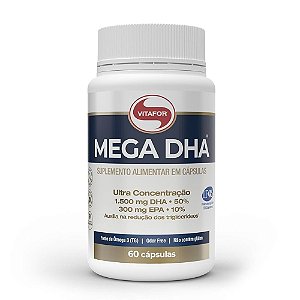 MEGA DHA 60 CAPSULAS 1000MG - VITAFOR