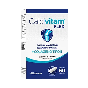 CALCIVITAM FLEX - CALCIO + ASSOCIACOES 60CAPS HERBAMED