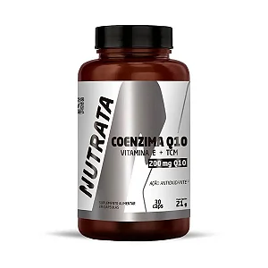 COENZIMA Q10 200MG VITAMINA E + TCM 30 CAPS - NUTRATA