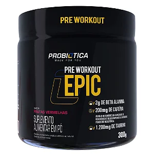 EPIC POTE 300G PROBIÓTICA SABOR FRUTAS VERMELHAS