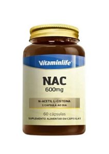 NAC 600MG 60 CAPS VITAMINLIFE