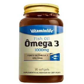 OLEO DE PEIXE - OMEGA 3 1000MG 60 CAPS VITAMINLIFE