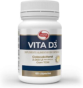 VITA D3 60 CAPS 500MG - VITAFOR