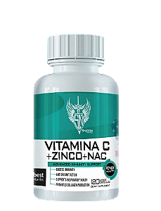 VITAMINA C + ZINCO + NAC 120 CAPS - SHADOW NUTRITION
