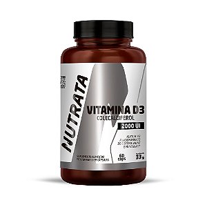 VITAMINA D3 2000UI 60 CAPS - NUTRATA