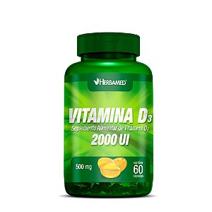 Vitamina D3 - Herbamed - 60 caps