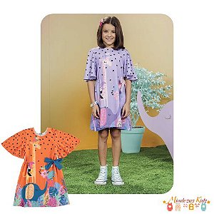 Vestido em cotton fresh Kukiê Alecrim