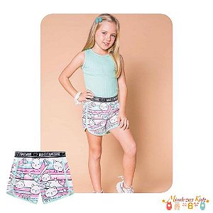 Shorts em Nylon Infanti blk23k