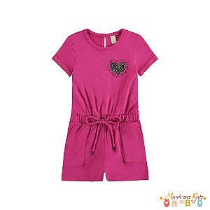 Macaquinho em molevisco Infanti blk23k