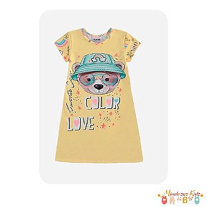 Vestido em malha power com elastano Kukiê blk23k