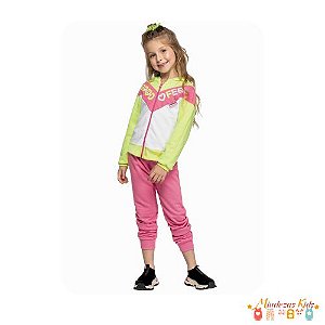 Conjunto blusa e calça em moletom Flanelado Angerô - BLK24