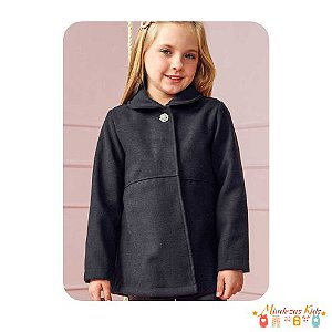 Sobretudo em lã batida Infanti