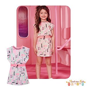 Vestido muscle em canelado capri Fashion by Infanti