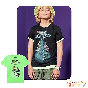 Camiseta em meia malha Johnny Fox