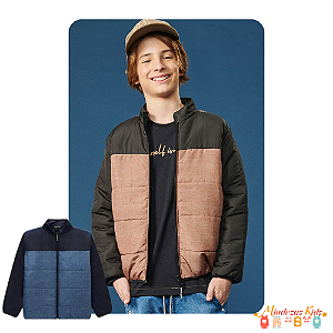 Jaqueta puffer em nylon aspen Johnny Fox