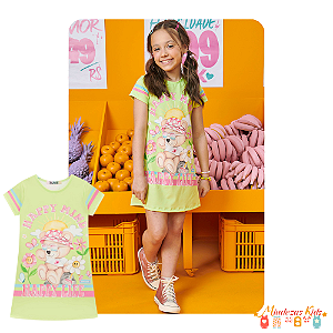 Vestido em neo fresh Kukie Happy Mind