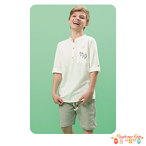 Conjunto de camisa e bermuda Johnny Fox