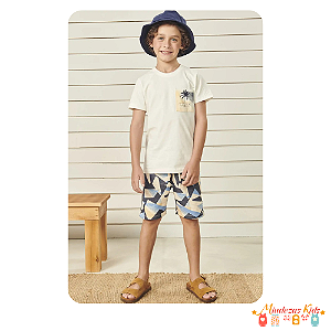 Conjunto camiseta e bermuda Luc.boo