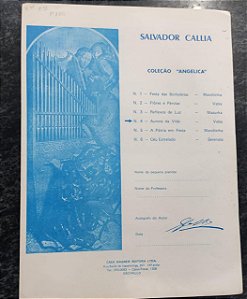 AURORA DA VIDA - partitura para piano - Salvador Callia