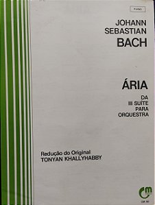 ÁRIA DA III SUÍTE PARA ORQUESTRA - partitura para piano - Bach