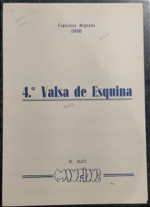 VALSA DE ESQUINA N° 4 - partitura para piano – Francisco Mignone