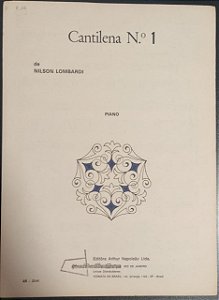 CANTINELA N° 1 - partitura para piano - Nilson Lombardi