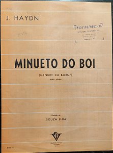 MINUETO DO BOI - partitura para piano - Haydn (revisão Souza Lima)
