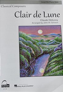 CLAIR DE LUNE (da suite Bergamasque) - partitura para piano - Debussy