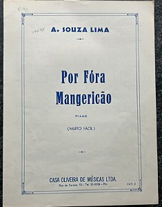 POR FORA MANGERICÃO - partituras para piano - Souza Lima