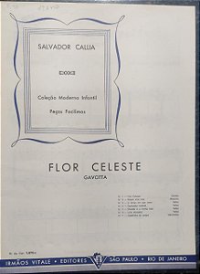 FLOR CELESTE - Gavotta - partitura para piano - Salvador Callia