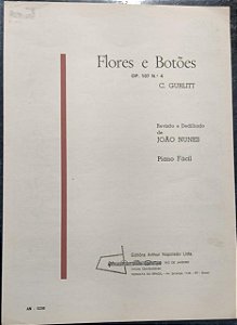 FLORES E BOTÕES opus 107 n° 4 – partitura para piano - Gurlitt