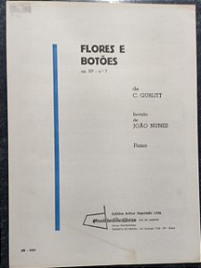 FLORES E BOTÕES opus 107 n° 7 – partitura para piano - Gurlitt