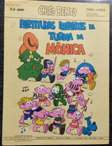 CHICO BENTO – Turma da Mônica – partitura para piano a 4 mãos – Maurício de Sousa, Gaó Gurgel e Wilma