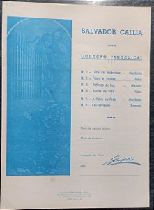 FLORES E PEROLAS - partitura para piano - Salvador Callia