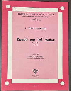 RONDÓ EM DÓ MAIOR Opus 51 n° 1 - partitura para piano - Beethoven