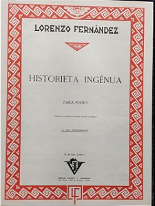 HISTORIETA INGÊNUA - partitura para piano - Lorenzo Fernandez