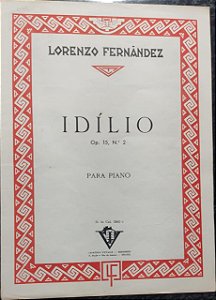 IDÍLIO Opus 15 n° 2 - partitura para piano - Lorenzo Fernandez
