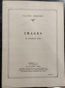 POISSONS D´OR - Coleção Images - partitura para piano - Claude Debussy