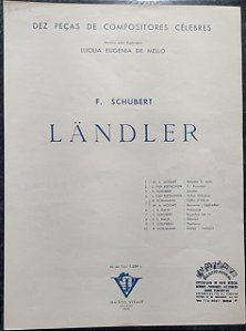 LANDLER - partitura para piano - Schubert