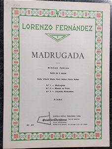 MADRUGADA - partitura para piano - Lorenzo Fernandez