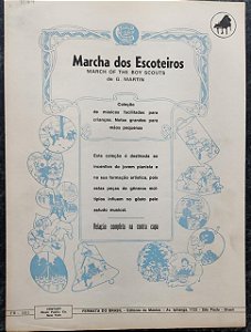 MARCHA DOS ESCOTEIROS - partitura para piano - G. Martin
