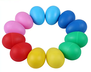 Ovo Ganzá Ovinho Egg Sharker (Chocalho) - O PAR