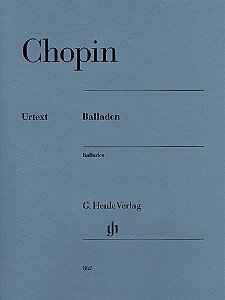 CHOPIN - BALADAS PARA PIANO (Balladen / Ballades) - Urtext