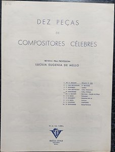 MINUETO D. JOÃO - partitura para piano - Mozart