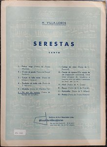 NA PAZ DO OUTONO (Serestas) - partitura para piano e canto - Villa-Lobos